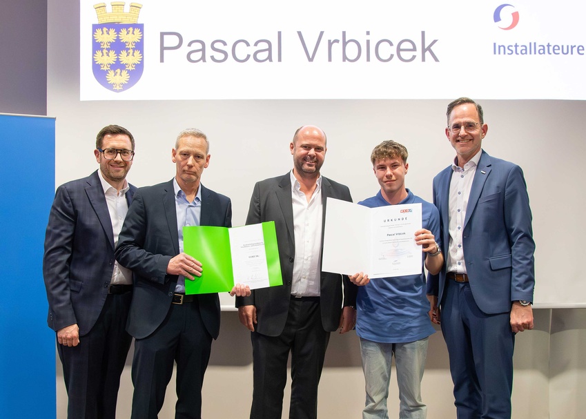 Siegerehrung der Gewinner des Bundeslehrlingswettbewerb Installations- & Gebäudetechnik 2026