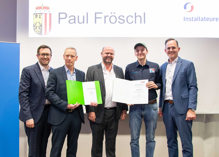 Siegerehrung der Gewinner des Bundeslehrlingswettbewerb Installations- & Gebäudetechnik 2026