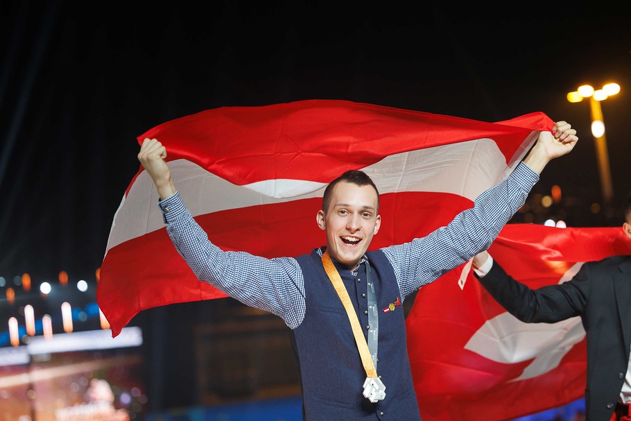 Marcel Riener bei den WorldSkills 2026 in Shanghai