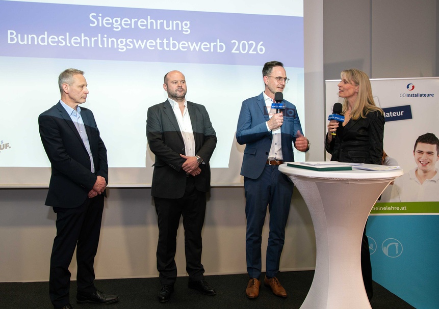 Siegerehrung der Gewinner des Bundeslehrlingswettbewerb Installations- & Gebäudetechnik 2026