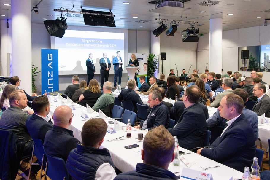 Siegerehrung der Gewinner des Bundeslehrlingswettbewerb Installations- & Gebäudetechnik 2026