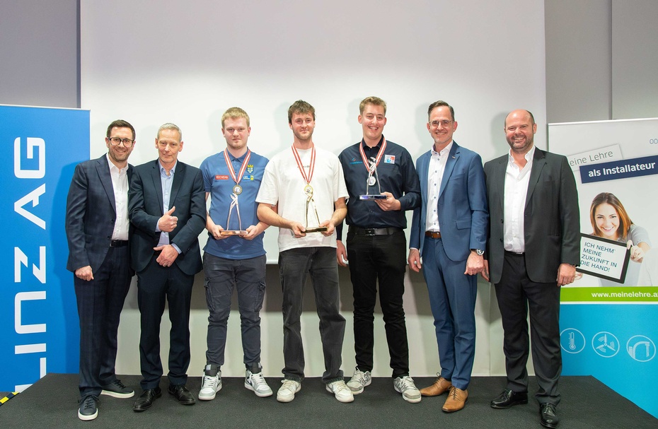 Siegerehrung der Gewinner des Bundeslehrlingswettbewerb Installations- & Gebäudetechnik 2026
