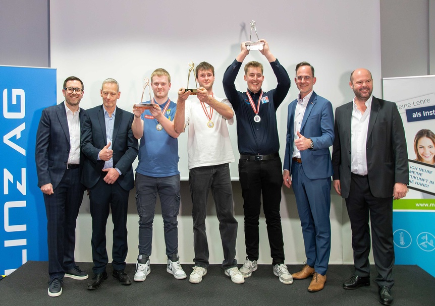 Siegerehrung der Gewinner des Bundeslehrlingswettbewerb Installations- & Gebäudetechnik 2026
