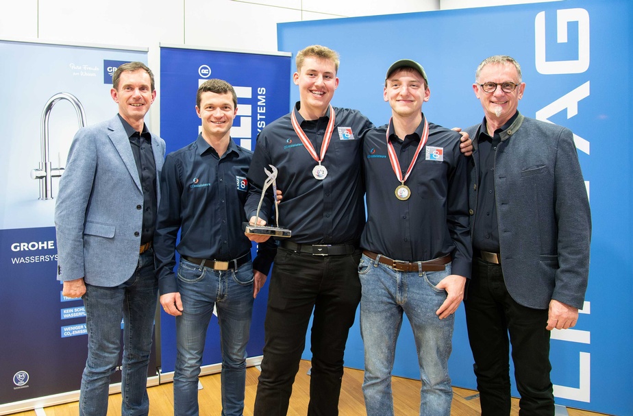 Siegerehrung der Gewinner des Bundeslehrlingswettbewerb Installations- & Gebäudetechnik 2026