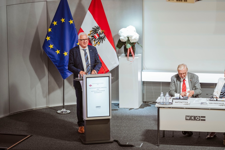 Konstituierende Sitzung des Wirtschaftsparlamentes der Wirtschaftskammer Österreich am 26. Juni 2025