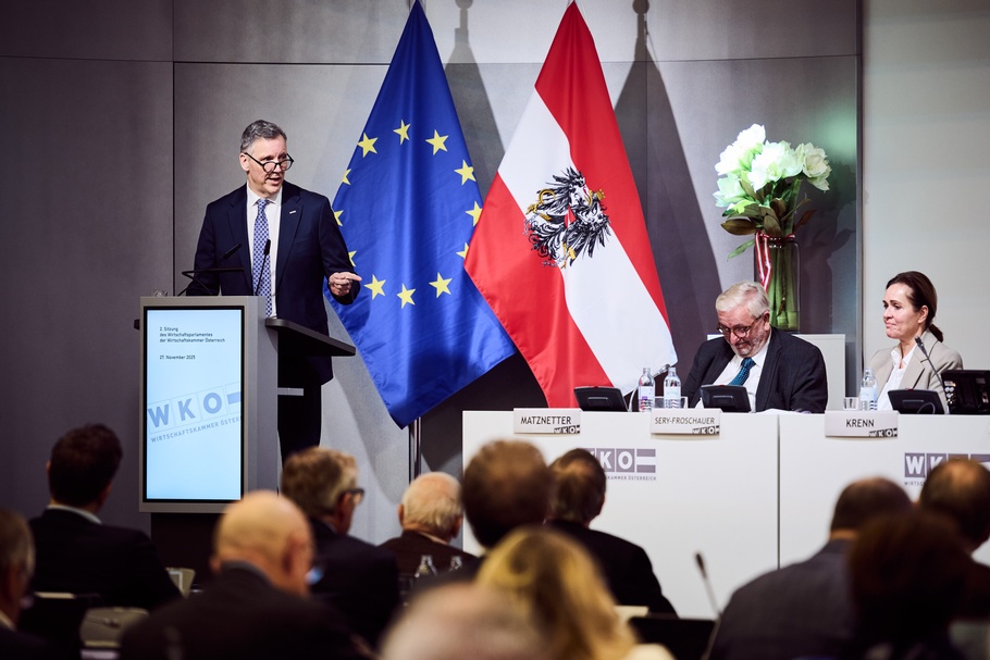 2. Sitzung des Wirtschaftsparlamentes am 27. November 2025