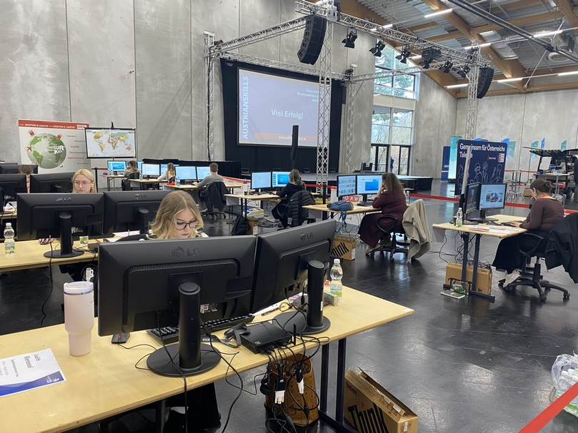 Bei den Staatsmeisterschaften für den Lehrberuf Speditionskauffrau/-mann im Messezentrum Salzburg demonstrierten Österreichs Nachwuchskräfte ihr Können.