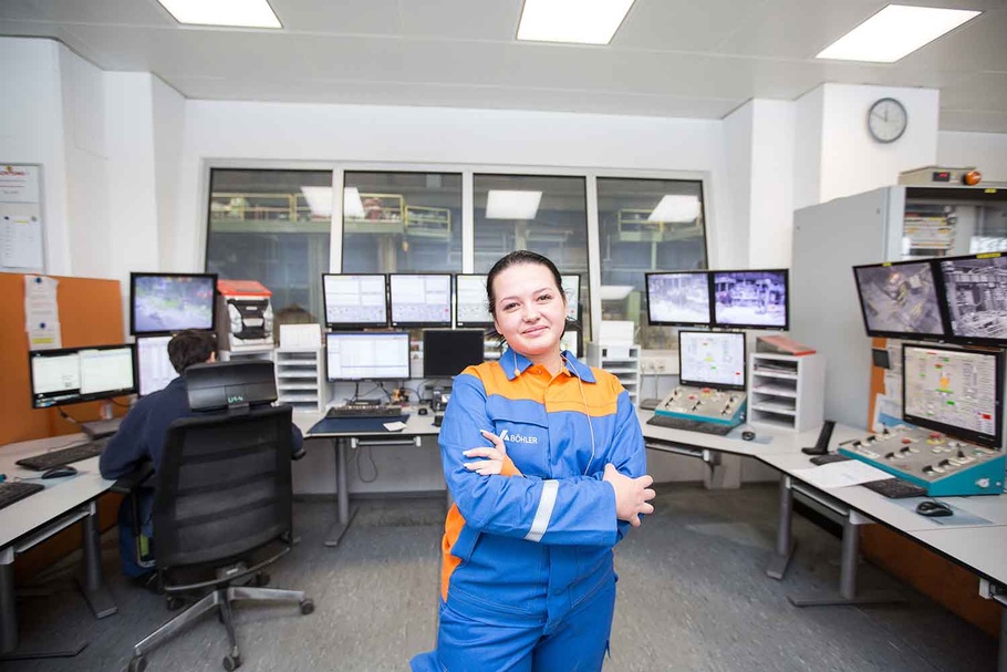 Lehrling während der Ausbildung