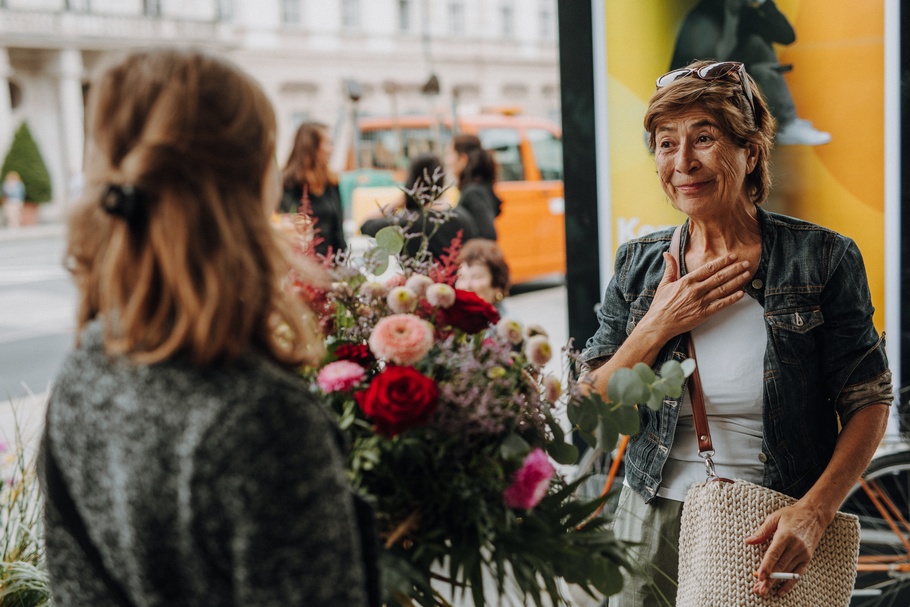 Flashmob der Floristen