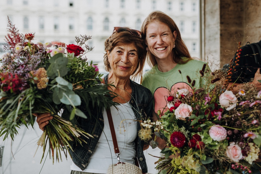 Flashmob der Floristen