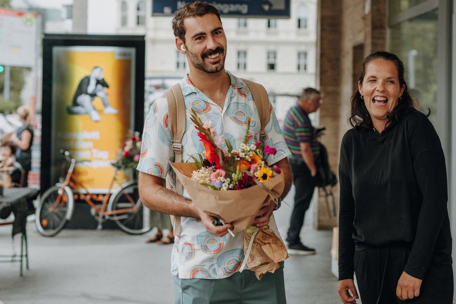 Flashmob der Floristen