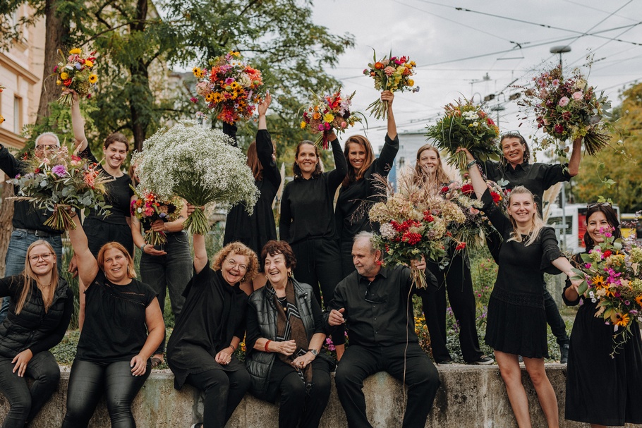 Flashmob der Floristen