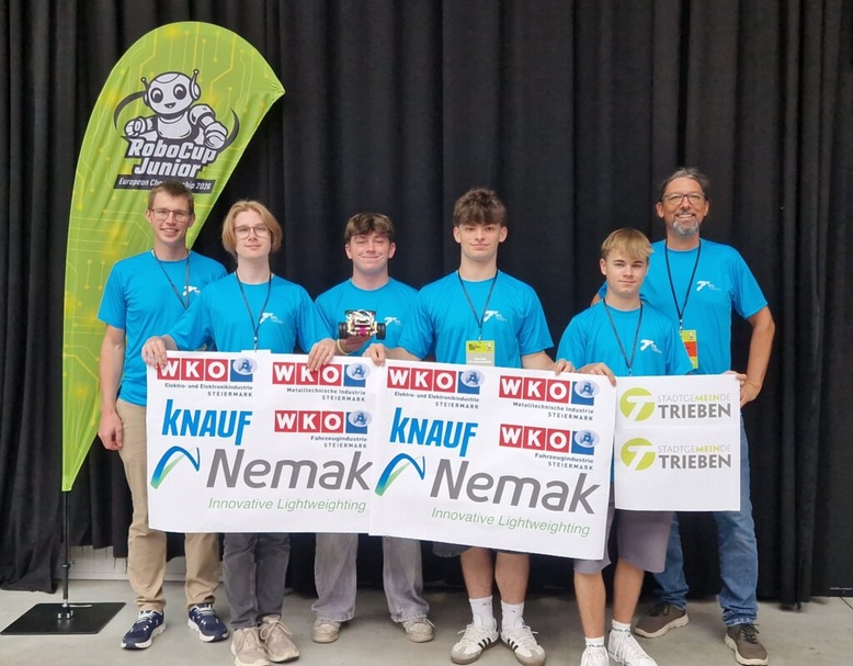 HTL Trieben bei der RoboCup Junior Europameisterschaft 2026