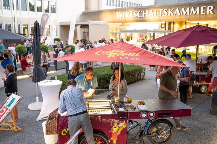 Eis - Streetfood in der Outdoor-Area