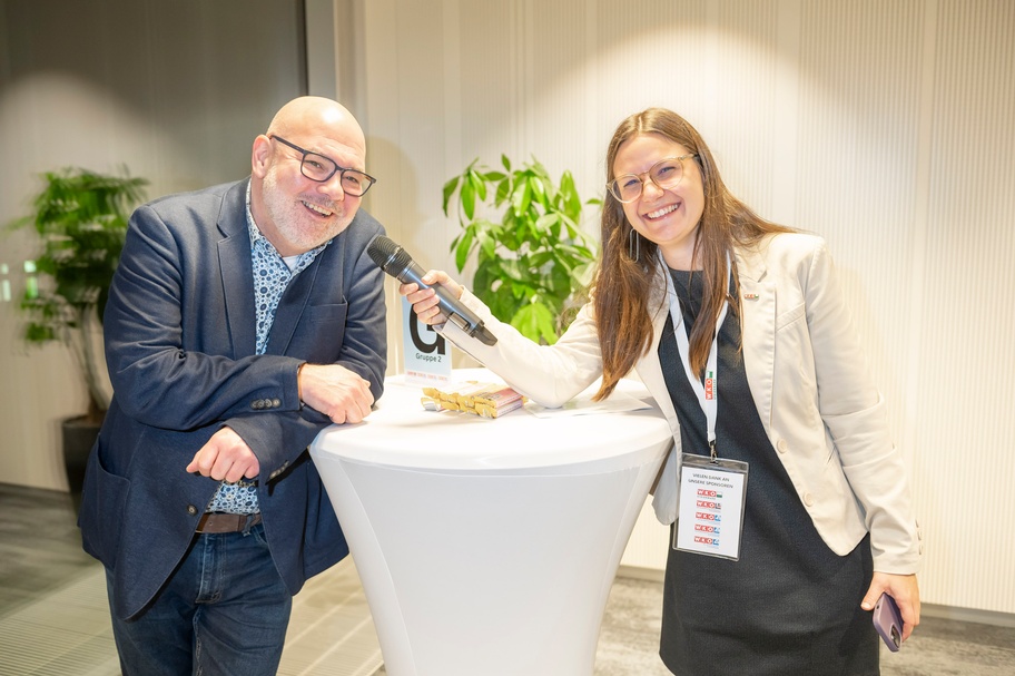 EPU Beiratsvorsitzender Thomas Heschl und EPU Beauftragte Martina Konrad