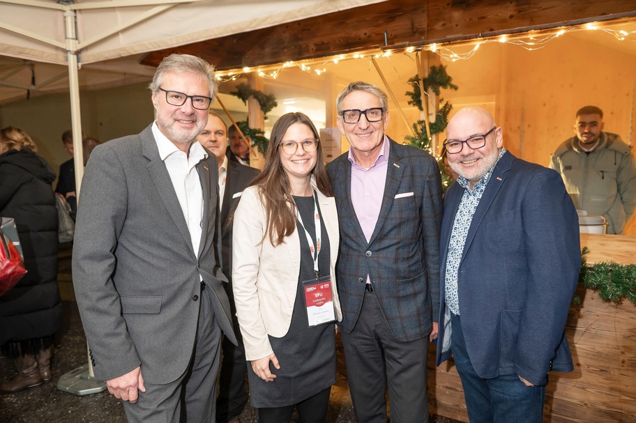 WKO Steiermark Direktror Karl- Heinz Dernoscheg, EPU Beauftragte Martina Konrad, Präsident Josef Herk und EPU Beiratsvorsitzender Thomas Heschl