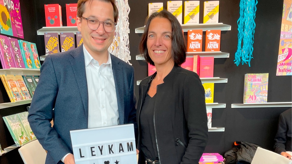 Auch die Leykam Buchverlagsgesellschaft präsentierte sich vor Ort