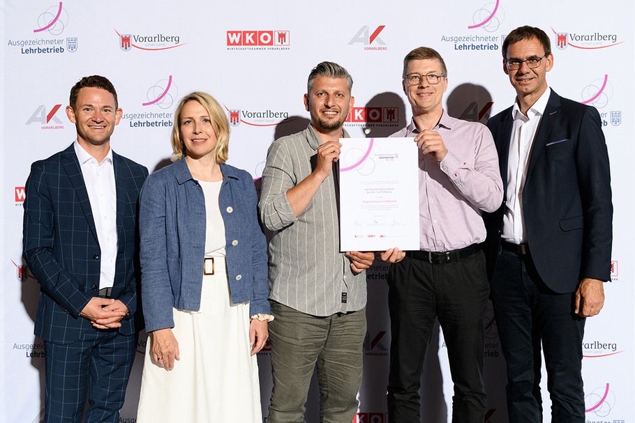 Ausgezeichnete Lehrbetriebe - Verleihung Vorarlberg 