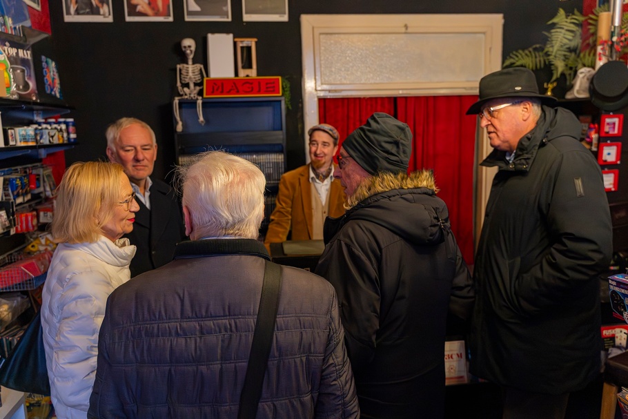 Zauberhafter Unternehmerbesuch
