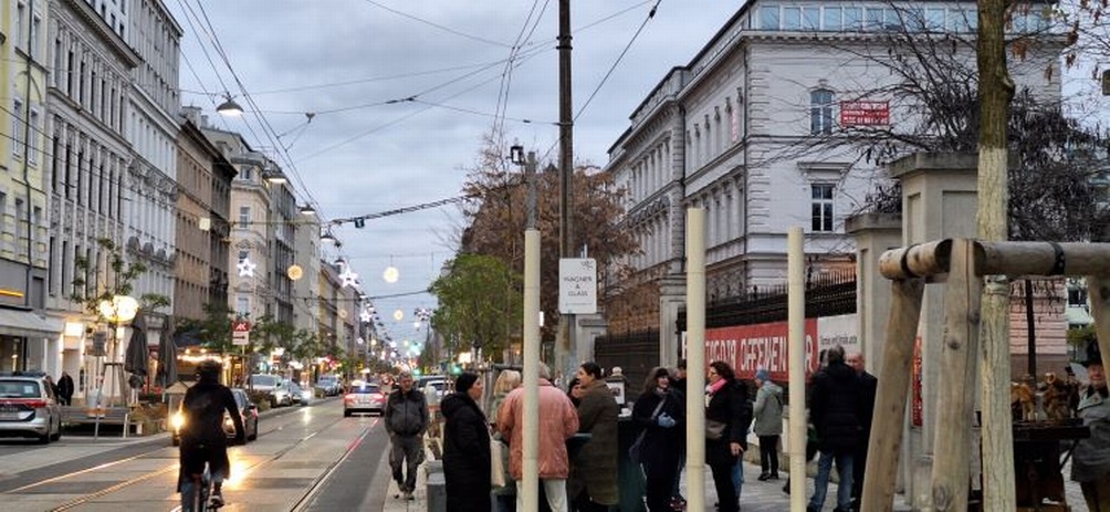 Weihnachtsbeleuchtung Thaliastraße