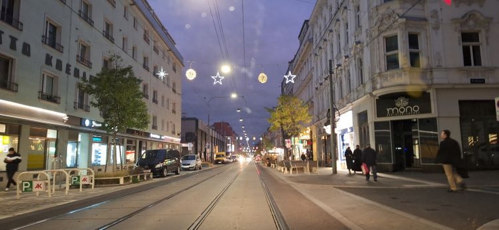 Weihnachtsbeleuchtung Thaliastraße