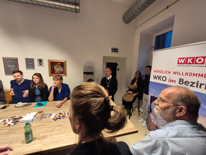 Erstes Businesstreffen mit Bezirksobmann Roland Grafl