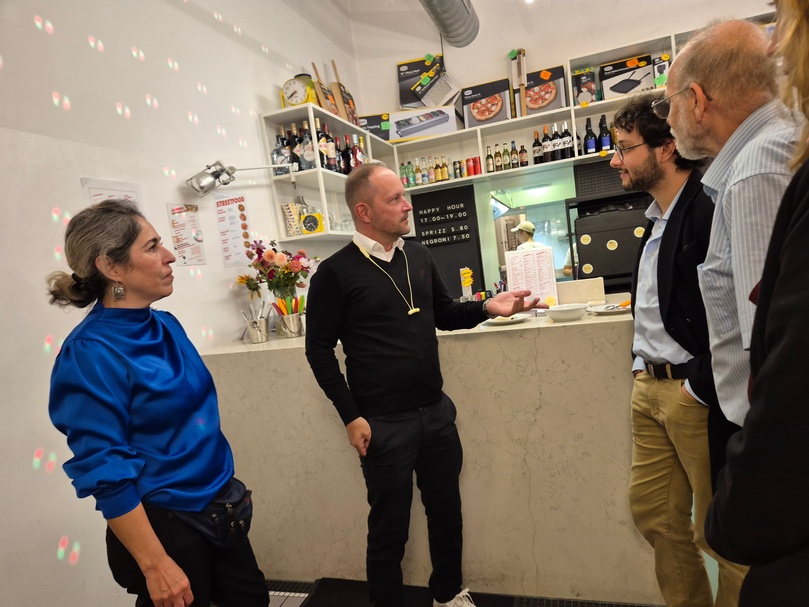 Erstes Businesstreffen mit Bezirksobmann Roland Grafl