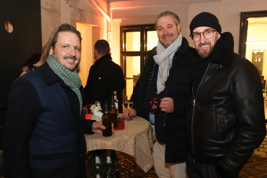 v.l.n.r.: Johann Breitenender, Dieter Steup, Marie-Beatrice Fröhlich, Christoph Folliot-Crenneville, Markus Figl