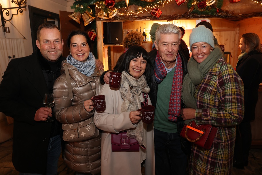 v.l.n.r.: Johann Breitenender, Dieter Steup, Marie-Beatrice Fröhlich, Christoph Folliot-Crenneville, Markus Figl