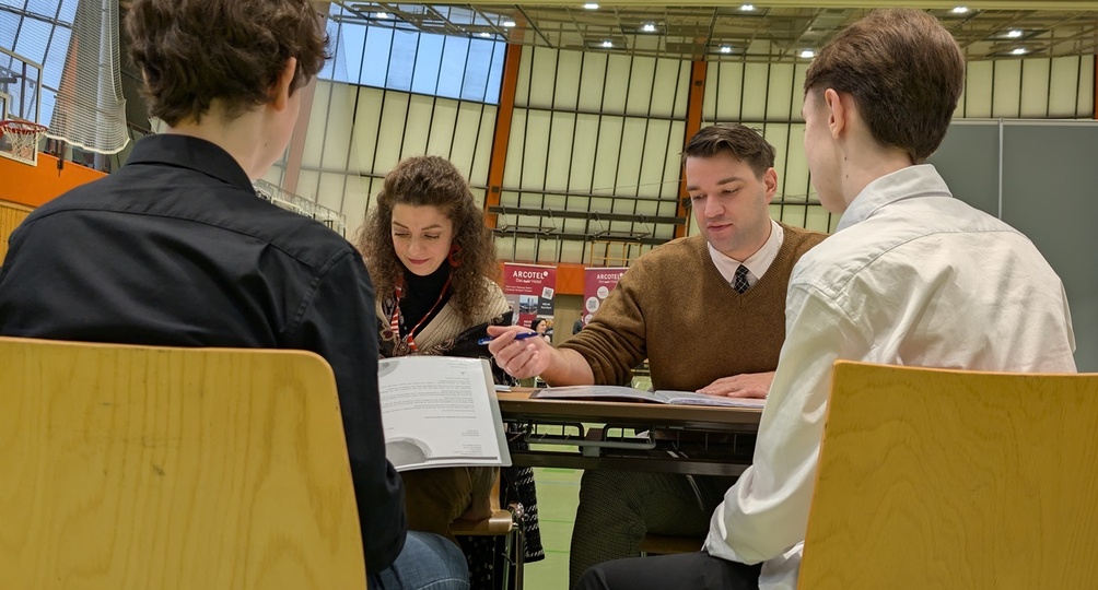 Lehrlings-Speed-Dating an der Fachmittelschule in Wien 23