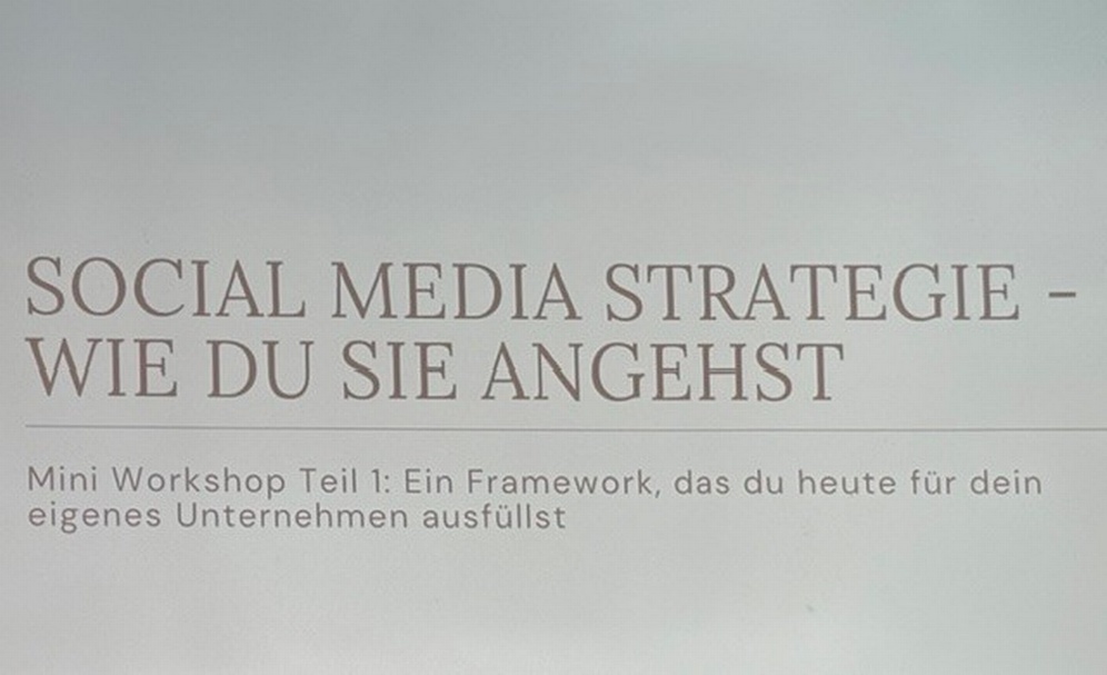 Social Media Abend im Restaurant Kent