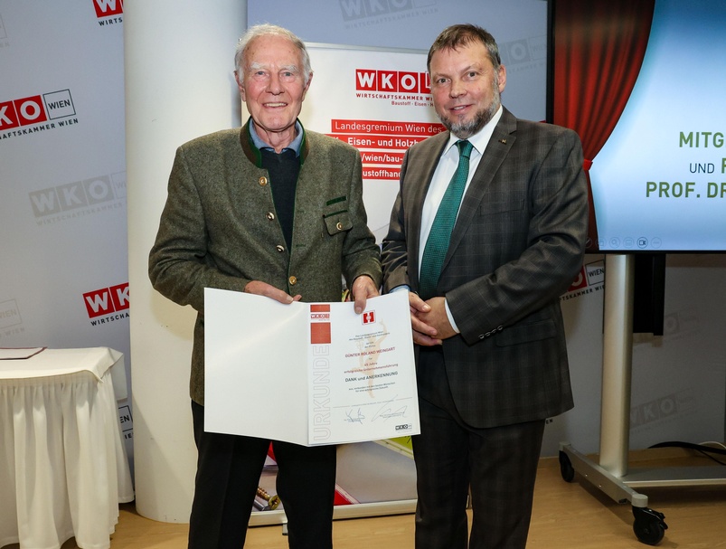 LG Baustoff-, Eisen- und Holzhandel Mitgliederehrung 2024 und Fachvortrag