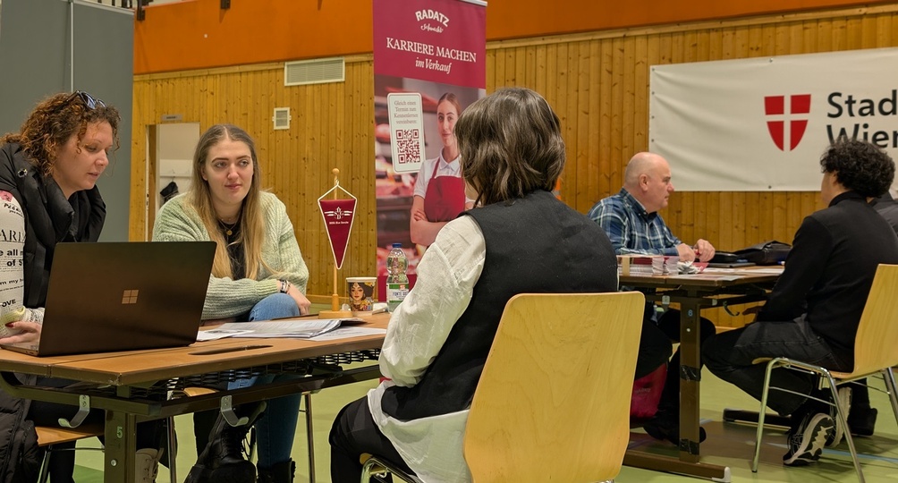 Lehrlings-Speed-Dating an der Fachmittelschule in Wien 23