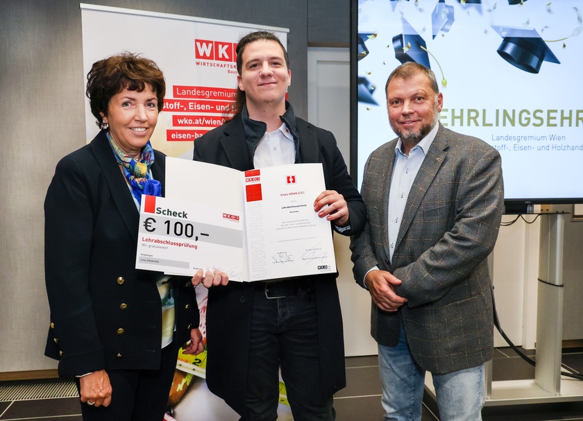 Lehrlingsehrung 2024 - Landesgremium des Baustoff-, Eisen- und Holzhandels