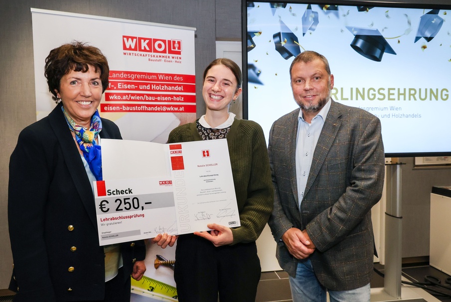 Lehrlingsehrung 2024 - Landesgremium des Baustoff-, Eisen- und Holzhandels