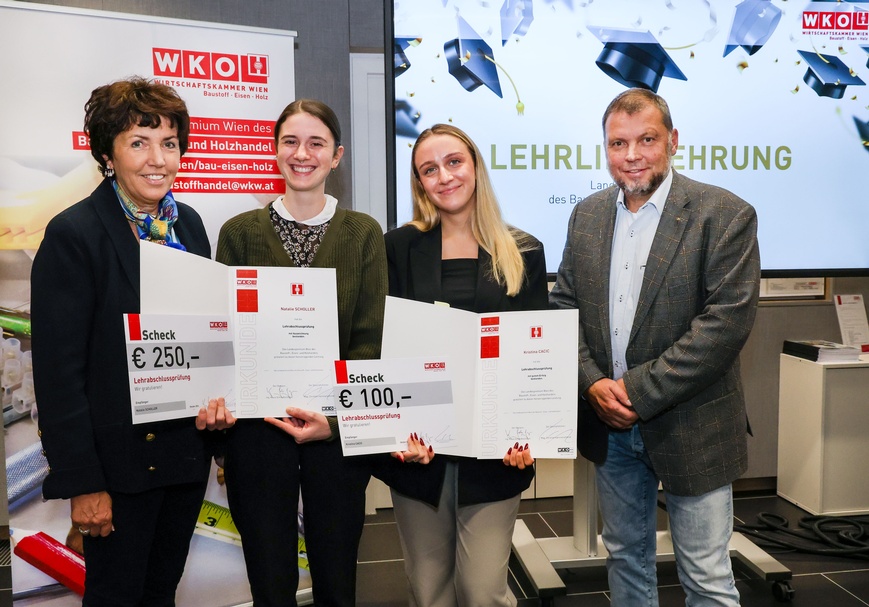 Lehrlingsehrung 2024 - Landesgremium des Baustoff-, Eisen- und Holzhandels