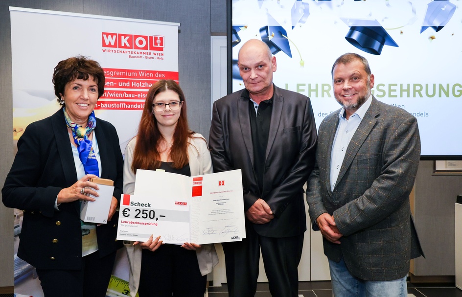 Lehrlingsehrung 2024 - Landesgremium des Baustoff-, Eisen- und Holzhandels