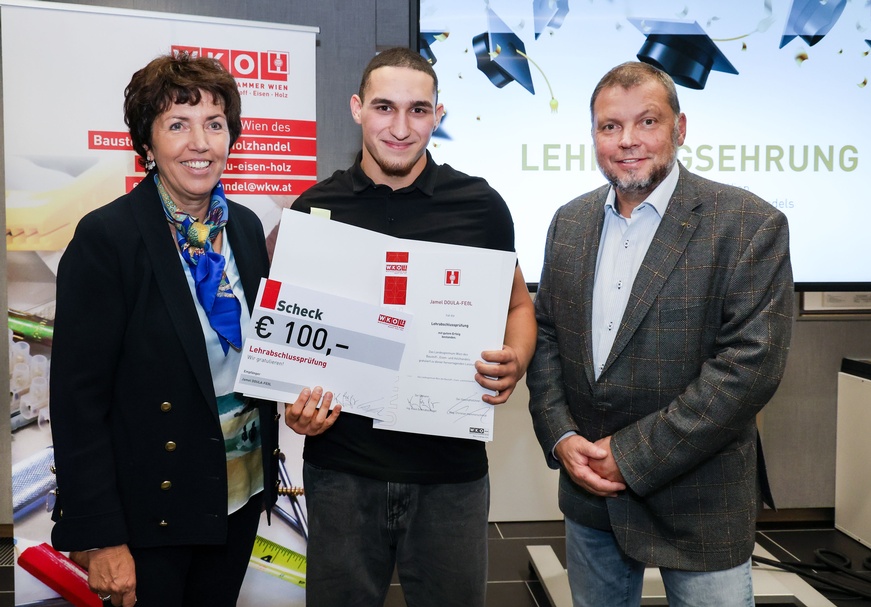 Lehrlingsehrung 2024 - Landesgremium des Baustoff-, Eisen- und Holzhandels