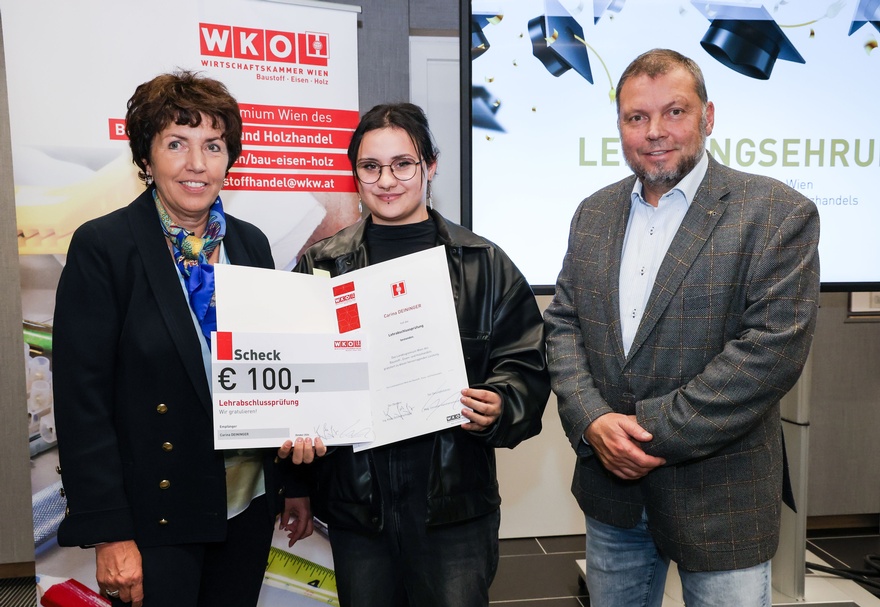 Lehrlingsehrung 2024 - Landesgremium des Baustoff-, Eisen- und Holzhandels