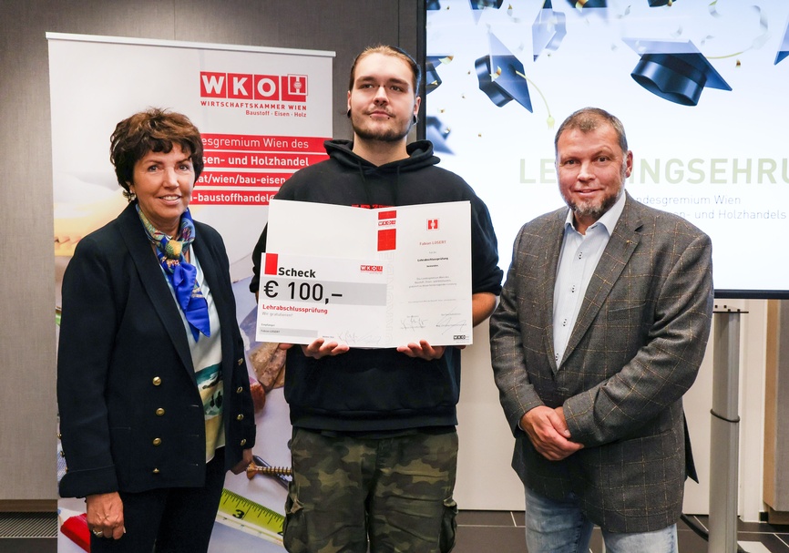 Lehrlingsehrung 2024 - Landesgremium des Baustoff-, Eisen- und Holzhandels