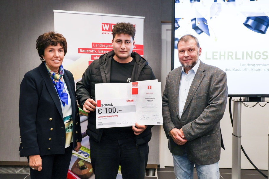 Lehrlingsehrung 2024 - Landesgremium des Baustoff-, Eisen- und Holzhandels