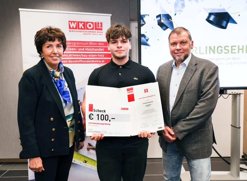 Lehrlingsehrung 2024 - Landesgremium des Baustoff-, Eisen- und Holzhandels