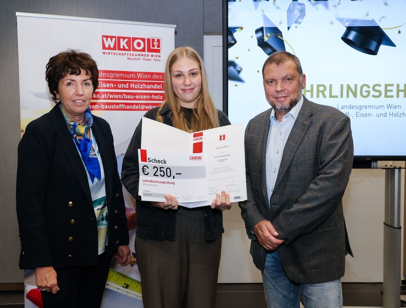 Lehrlingsehrung 2024 - Landesgremium des Baustoff-, Eisen- und Holzhandels