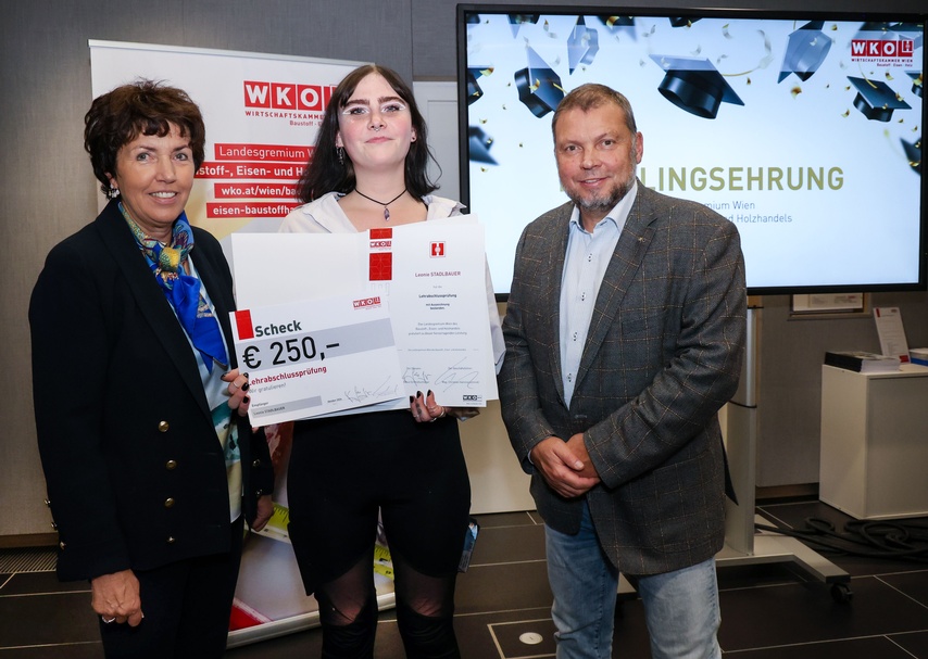 Lehrlingsehrung 2024 - Landesgremium des Baustoff-, Eisen- und Holzhandels