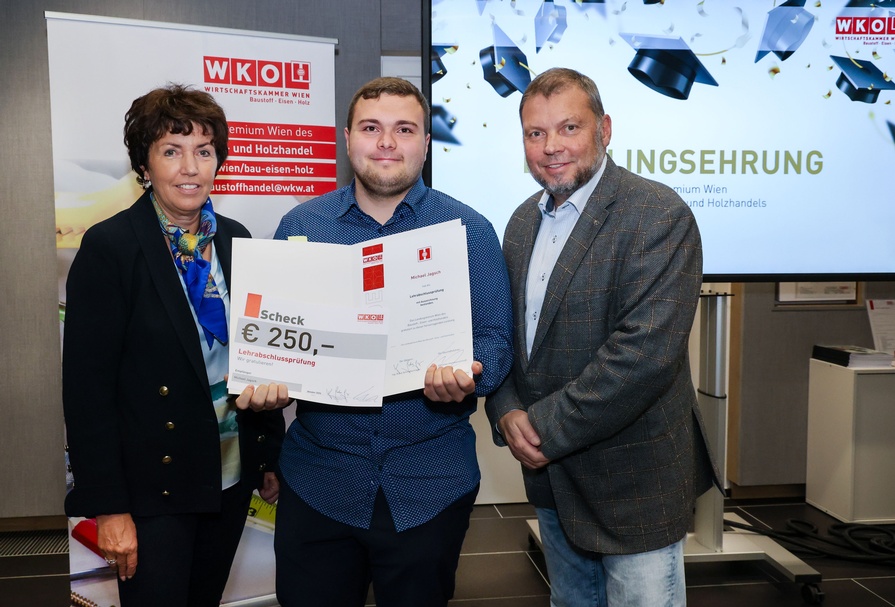 Lehrlingsehrung 2024 - Landesgremium des Baustoff-, Eisen- und Holzhandels