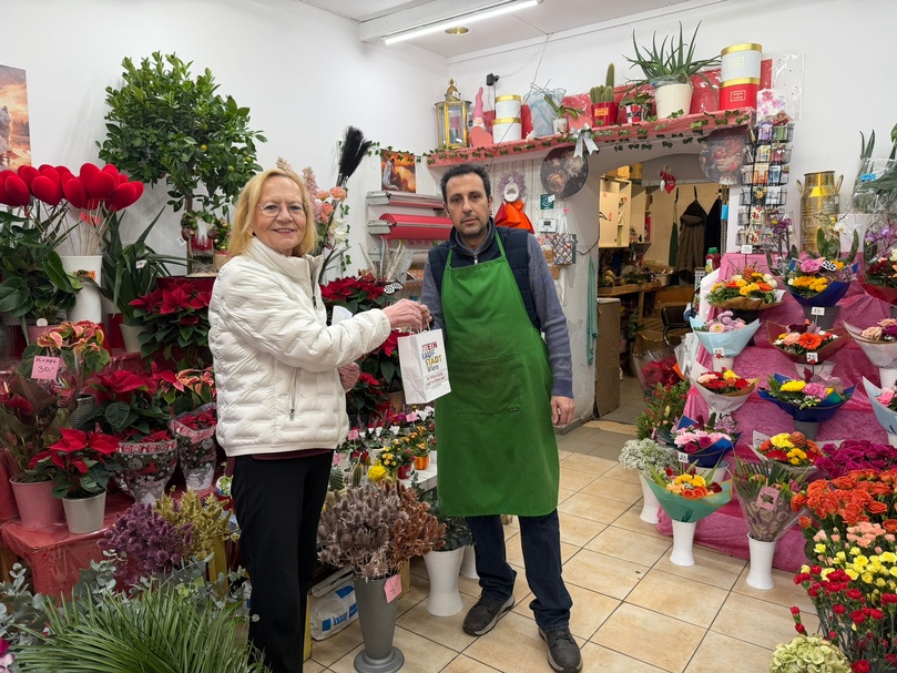 Lichterketten als Dankeschön für Margaretener Betriebe