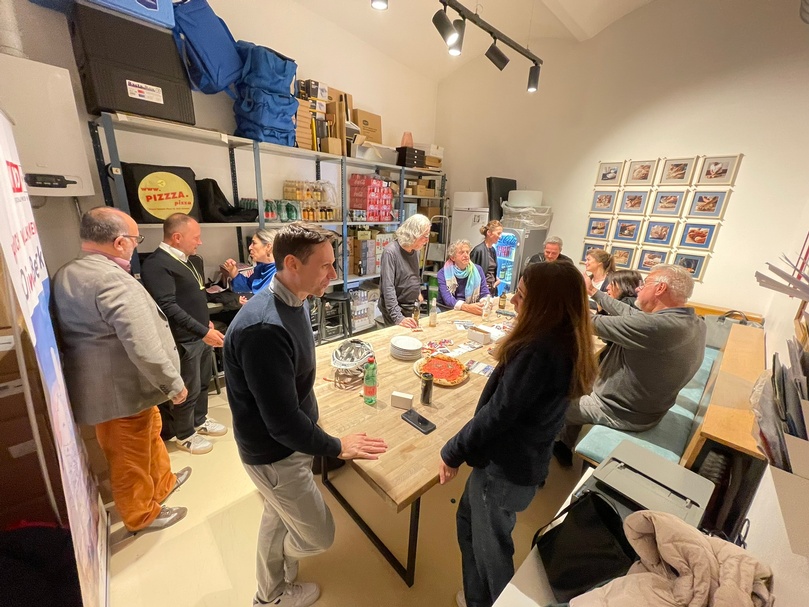 Erstes Businesstreffen mit Bezirksobmann Roland Grafl