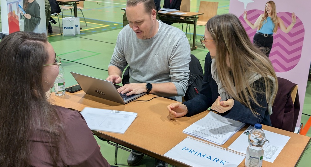 Lehrlings-Speed-Dating an der Fachmittelschule in Wien 23