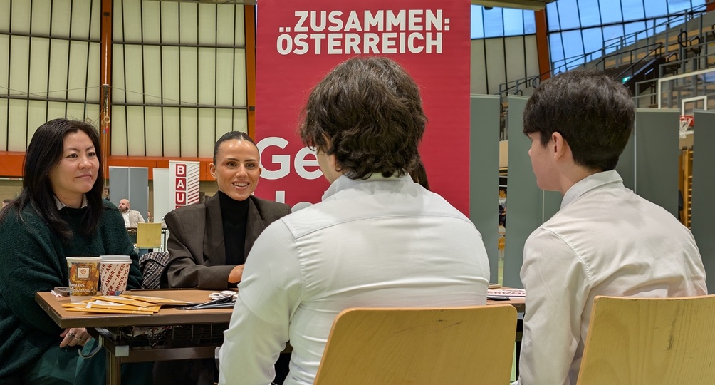Lehrlings-Speed-Dating an der Fachmittelschule in Wien 23