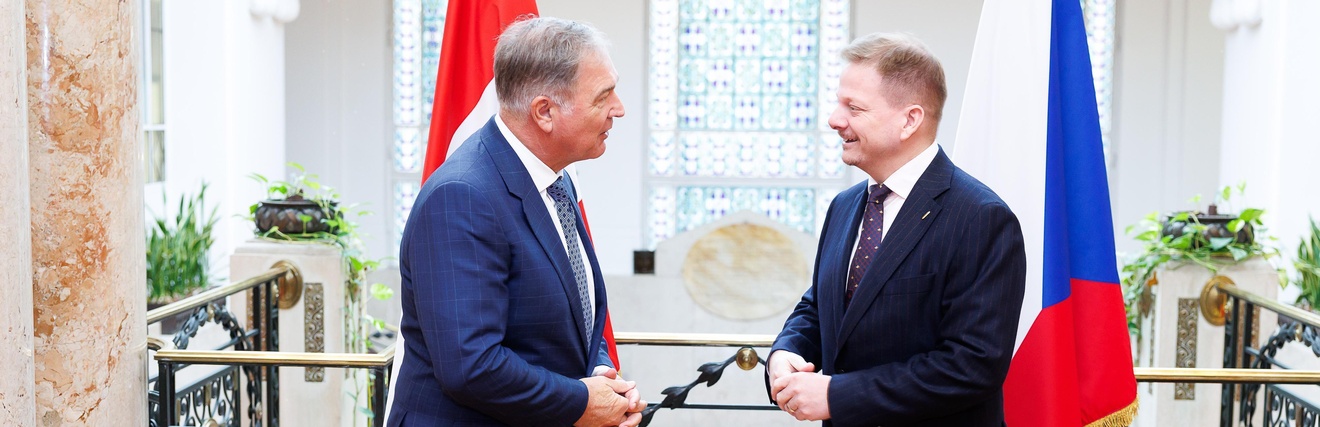 WKW-Präsident Walter Ruck und WK Prag-Präsident Petr Michal 